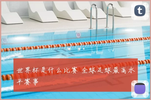 世界杯是什么比赛 全球足球最高水平赛事